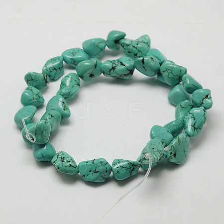 Chips Natural Magnesite Beads Strands G-N0131-11-1