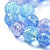 Handmade Foil Lampwork Beads Strands FOIL-K003-06B-23-3