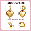 20Pcs 2 Colors Rack Plating Brass Pendants KK-PH0014-19A-2