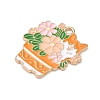Small Potted Plant with Dog Alloy Enamel Pendants ENAM-I083-01KCG-01-2
