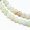 Natural Flower Amazonite Bead Strands G-R172-3mm-17-1