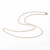 304 Stainless Steel Cable Chain Necklaces NJEW-F196-08B-2
