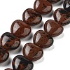 Natural Mahogany Obsidian Beads Strands G-B022-25C-2