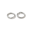 Tarnish Resistant 304 Stainless Steel Open Jump Rings STAS-Q186-02-6x0.8mm-3