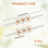 Fibre Flower Curtain Tiebacks AJEW-WH20022-50A-01-2