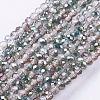 Electroplate Glass Faceted Rondelle Beads Strands LS-EGLA-D020-3x2mm-15-1