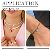 30Pcs Alloy & Glass Charms FIND-TA0008-05G-8
