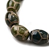 Tibetan Style dZi Beads Strands G-S389-A10-4