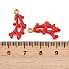 304 Stainless Steel Enamel Pendants STAS-C150-01M-3