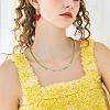 9 Strand 9 Colors Opaque Glass Beads Strands GLAA-TA0002-08-7