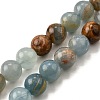 Natural Blue Calcite Beads Strands G-H312-C02-12mm-2