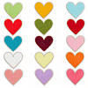 15Pcs 15 Colors Towel Embroidery Style Cotton Iron on/Sew on Patches DIY-HY0002-32-1
