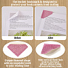 Glitter Imitation Leather Book Corner Protectors AJEW-TAC0038-03C-4