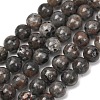 Natural Fluorescent Syenite Rock(Glow under UV Light) Beads Strands GG-NH0012-A01-8mm-2