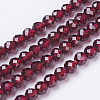 Natural Garnet Beads Strands LS-G-D167-B-2mm-2