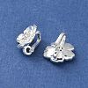 Brass Micro Pave Clear Cubic Zirconia Pendants KK-A236-09S-2