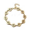 12 Constellations 304 Stainless Steel Link Chain Bracelets BJEW-I239-01G-10-4