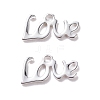 304 Stainless Steel Charms STAS-H436-50S-4