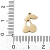 304 Stainless Steel Enamel Charms STAS-I338-01G-09-3