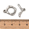 Non-Tarnish 304 Stainless Steel Toggle Clasps STAS-Q324-07P-3