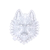 Wolf Head Display Decoration DIY Silicone Molds PW-WG47831-01-1