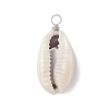 Natural Mixed Shell Pendants PALLOY-JF03799-3
