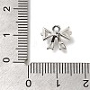 Rack Plating Brass Micro Pave Cubic Zirconia Charms KK-M014-02B-P-3