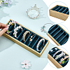 10 Grids PU Leather Bangle Organizer Display Trays BDIS-WH0008-19B-3