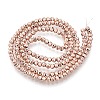 Electroplate Glass Beads Strands EGLA-D030-15A-04-2