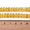 Crackle Transparent Glass Beads Strands GLAA-N074-02A-09-4