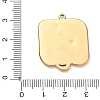 304 Stainless Steel Enamel Pendants SA-CBA50C9-01G-3