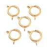 Ion Plating(IP) 304 Stainless Steel Spring Ring Clasps LS-STAS-E104-09D-1