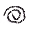 Natural Black Tourmaline Beads Strands X-G-D0002-B39-2