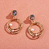 Abalone Shell Earrings Studs for Women JE974A-2