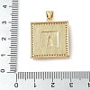 Brass Micro Pave Cubic Zirconia Pendants KK-I712-52G-04-3