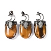 Natural Tiger Eye Pendants G-L524-17AS-08-1