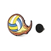 Sports Alloy Enamel Brooch JEWB-K018-38D-EB-3