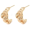 Brass Stud Earrings EJEW-K264-02G-1