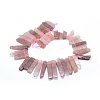 Natural Strawberry Quartz Beads Strands G-L551B-05B-3