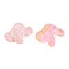 Transparent Spray Painted Glass Beads GLAA-N035-025-G01-2