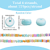 4 Strands Dyed Natural Freshwater Shell Beads Strands BSHE-SC0001-28-2