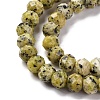 Natural Yellow Turquoise(Jasper) Beads Strands G-K380-A47-04-4