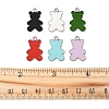 36Pcs Alloy Enamel Pendants ENAM-FS0002-88P-5