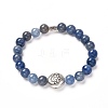 Lotus Stretch Bracelets Set for Girl Women BJEW-JB06719-4