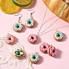 10Pcs Opaque Resin Pendants CRES-YW0001-45-5