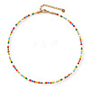 Summer Colorful Glass Seed Beaded Necklaces for Women OL9548-2-1