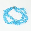 Faceted Teardrop Transparent Glass Beads Strands GLAA-J067-A01-2