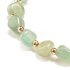 Natural Green Aventurine Round Beaded Stretch Bracelet BJEW-JB08197-03-4