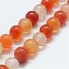 Natural Agate Beads Strands G-F417-01-8mm-1