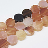 Natural Red Agate Beads Strands G-T122-03C-1